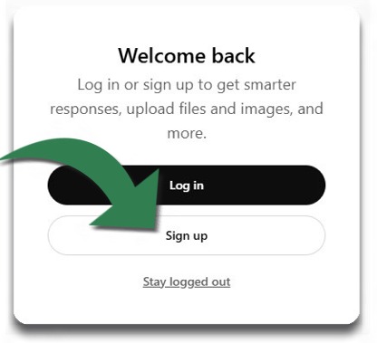 Friendly illustration of AI helping a senior