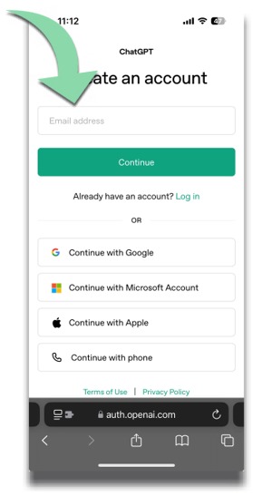 Friendly illustration of AI helping a senior